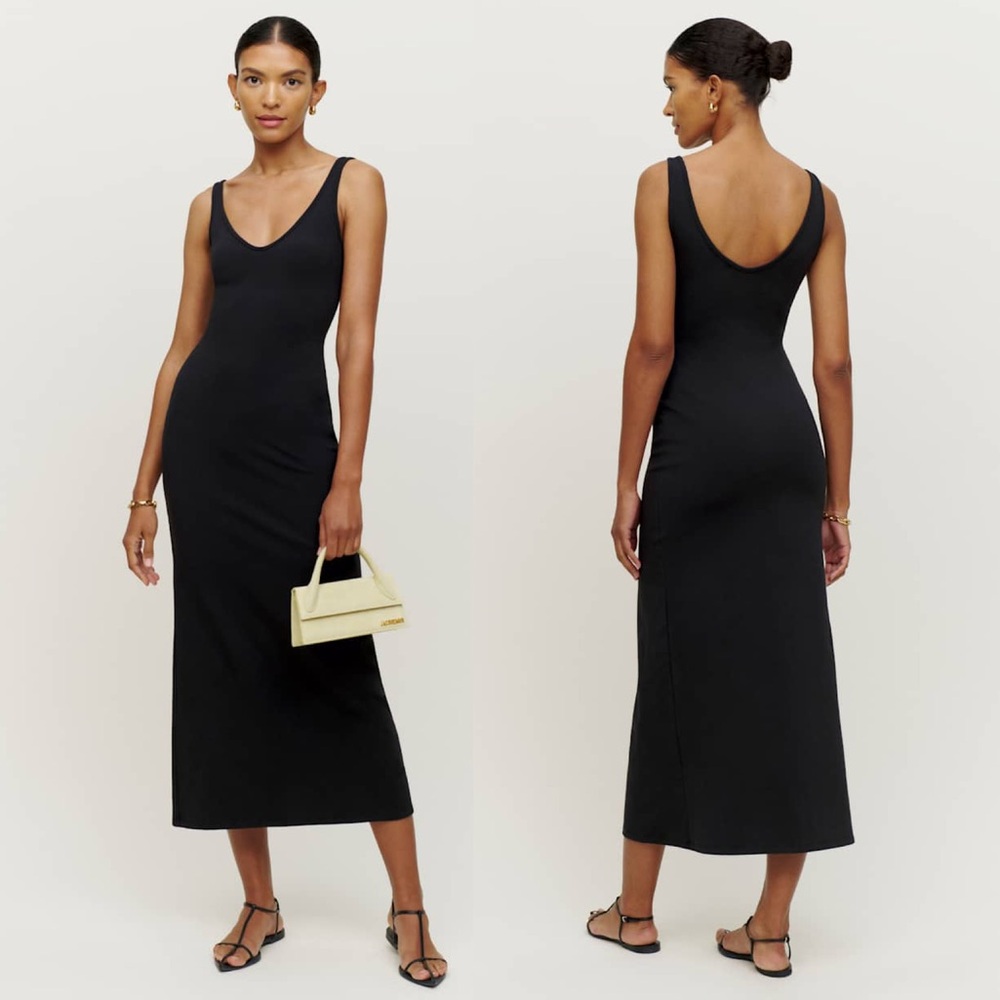 NWT Reformation Tyra Knit Midi Dress